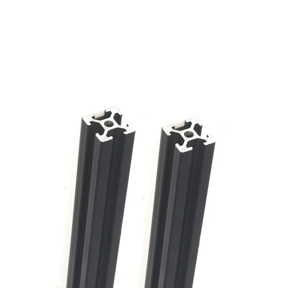 2 قطعة أسود Silver100-1200mm 2020 T-فتحة ألومنيوم بثق مواد ألومنيوم إطار خطي السكك الحديدية ل نك ماكينة الحفر بالليزر