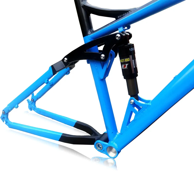 Kalosse 150mm  Full Suspension Mountain  Bike  Frame 17 Inches     Aluminum  Alloy Bicycle  Frame