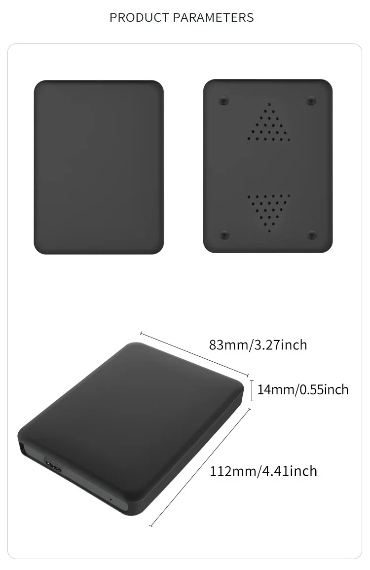 Penutup Silikon Lunak Hard Drive Portabel Melindungi Kulit Lengan 1-2TB Casing untuk WD Elements SE