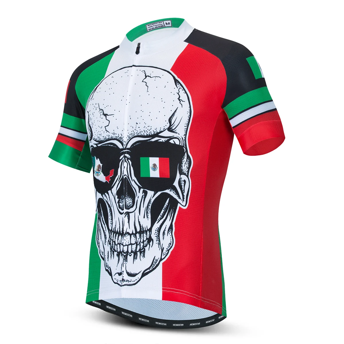 

Cycling Jerseys Men Skull Head Printing Bicycle Tops Breathable Short Sleeve Mtb Shirts quick dry