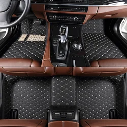 7 seats Custom Car floor Mats Fit For SsangYong Rexton Y400 G4 2018 2019 2020 2021 2022 2023 2024 Auto Accessories Foot Carpet