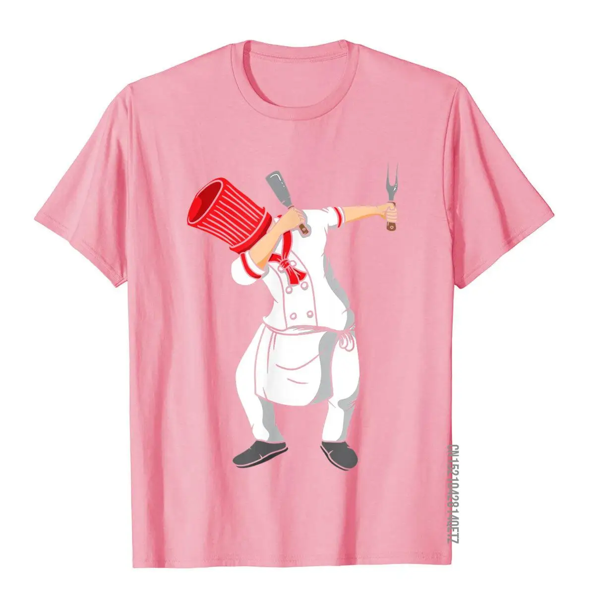 Dabbing Hibachi Chef Funny T-Shirt Cotton Fitness Tees Classic Male Top T-Shirts Tight Streetwear Harajuku