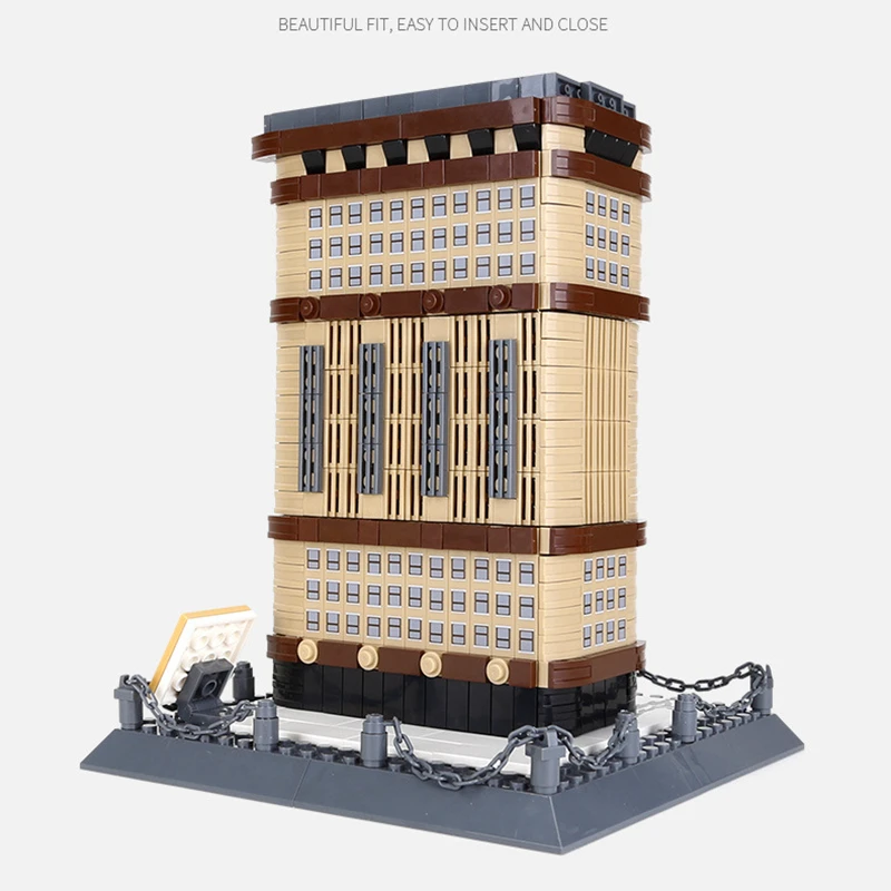 New York Flatiron Building City Architecture Blocks Set-famoso modello mattoni giocattolo educativo per bambini regalo Sydne