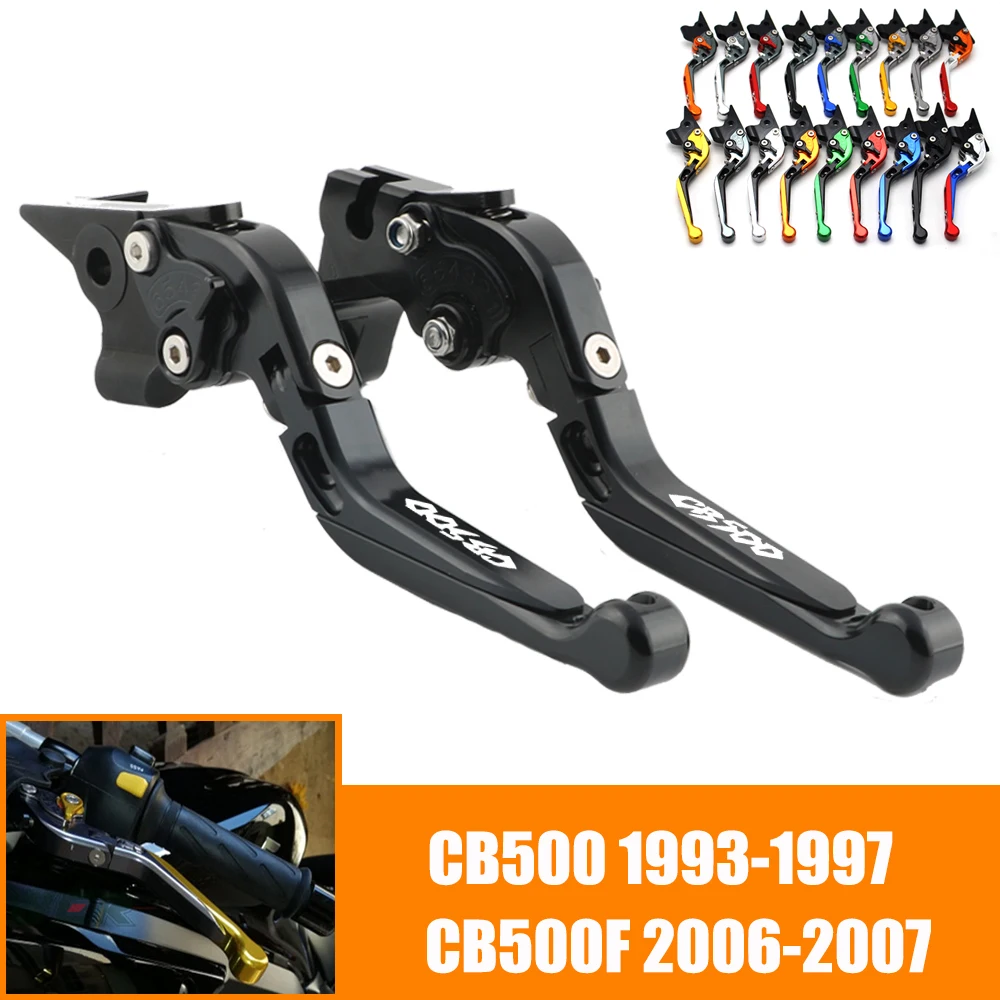 For HONDA CB 500 CB500 1993 1994 1995 1996 1997 CB500F 2006 2007 CNC Motorcycle Adjustable Brake Clutch Lever Levers Folding