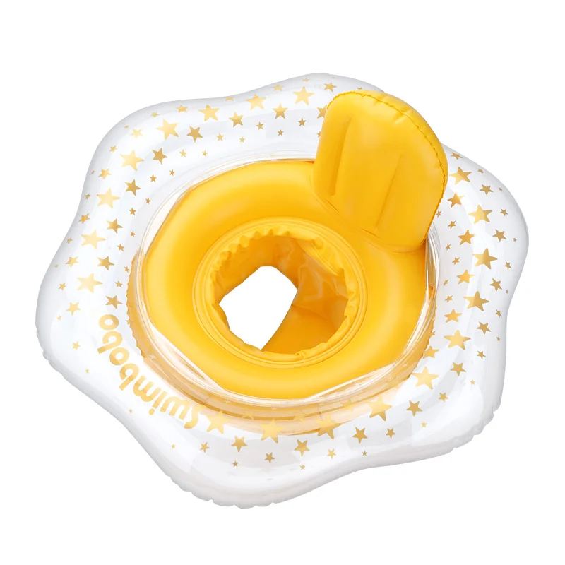 Flotador de natación para bebé, asiento inflable circular, accesorios de piscina para niños, anillo flotante de estrella de verano de PVC para niños