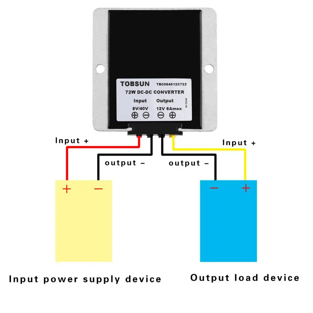 8V-40V to 12V 13.8V 5A 6A 10A DC DC Converter Stabilizer Transformer Voltage Regulator Module Power Supply for LED Car Solar