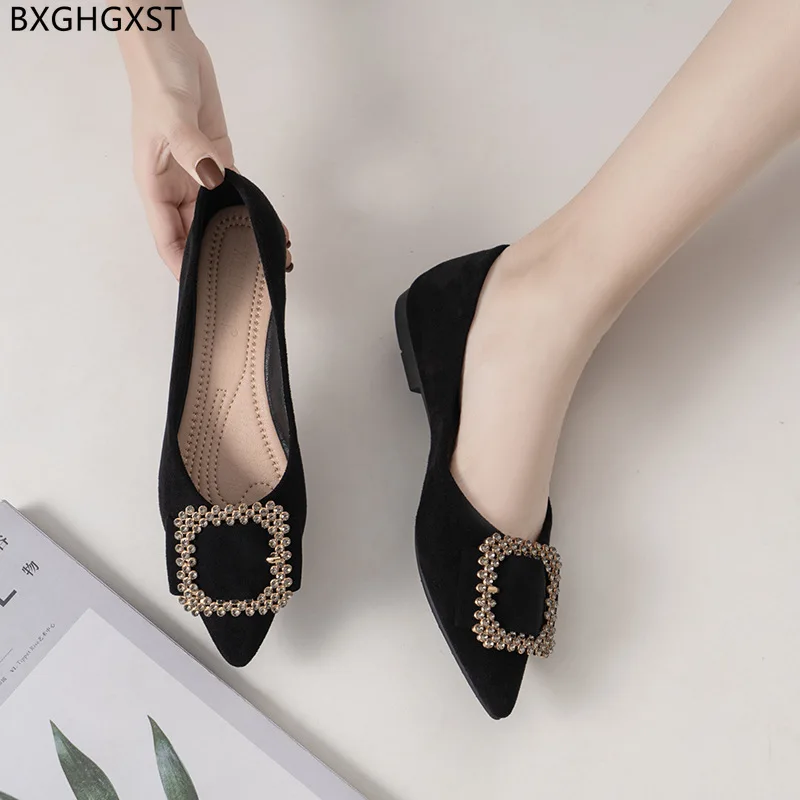 Đen Đế Giày Nữ Cho Nữ Giày Thiết Kế Nữ Cao Cấp 2022 Mocassin Trượt Giày Cho Nữ حذاء نسائي Zapatilla De mujer