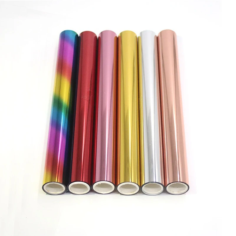 6 pcs/set 5M X 1 Roll Hot Stamping Foil Paper Gold Foil Foil by Laser Printer and Laminator Toner Reactive Foil,Foil Paper Craft