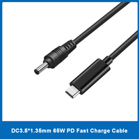 65W USB Type-C to 3.5*1.35mm DC Jack Laptop Charging Cable Converter For Jumper EZbook 2 3 6 Pro 3S Power Supply Adapter PD Cord