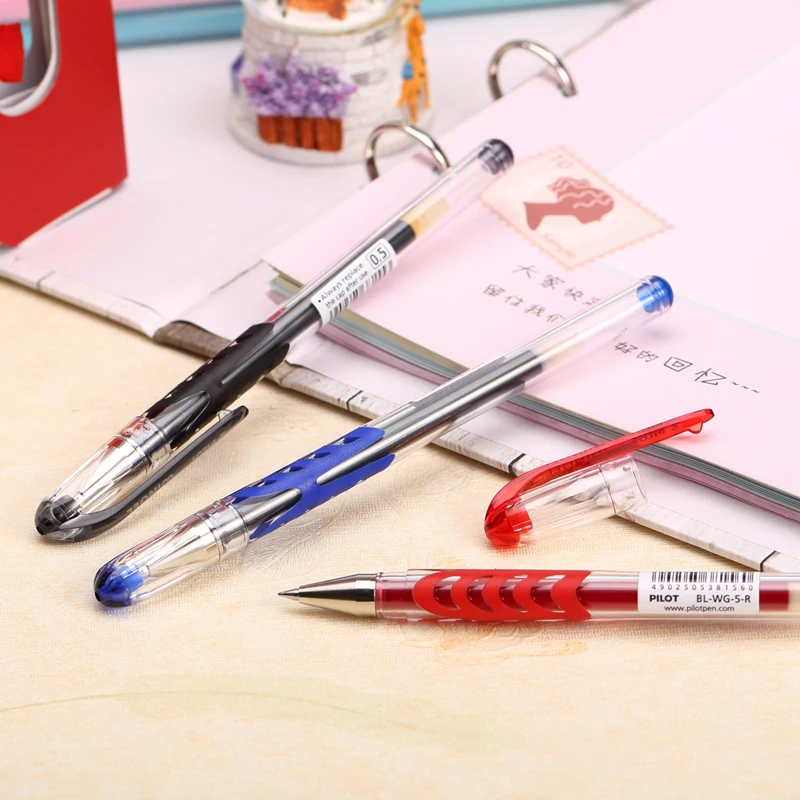 5PCS Japan PILOT BL-WG Sliding Force Pen Jelly Pen Gel Pen0.5mm