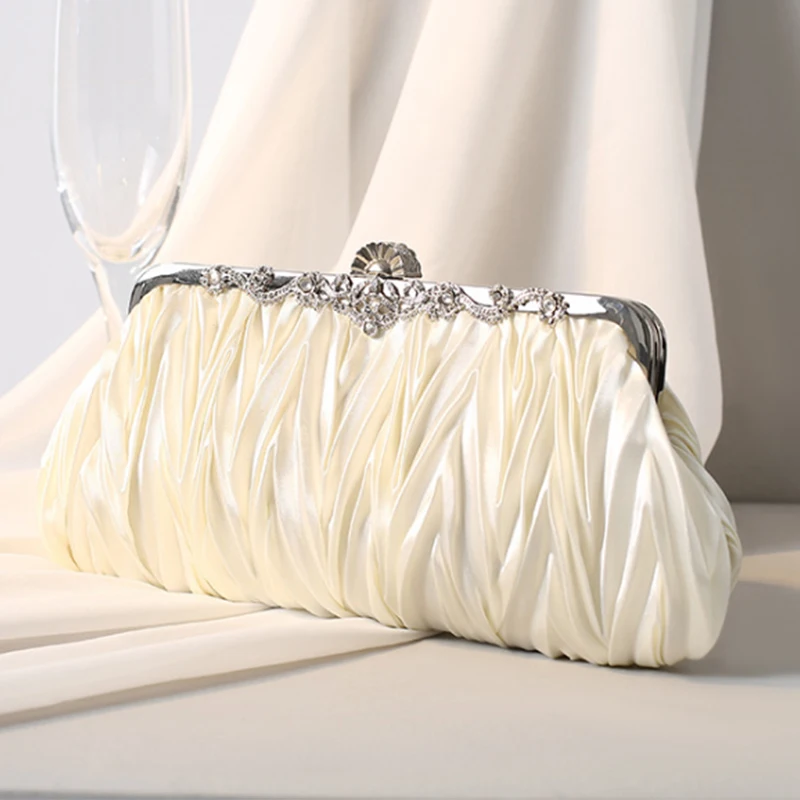 الفوشيه اللون أنثى مساء رسول مخلب أنيق صغير الهاتف المال الكتف الزفاف محفظة سلسلة سيدة بنات حقيبة الحفلات المحفظة