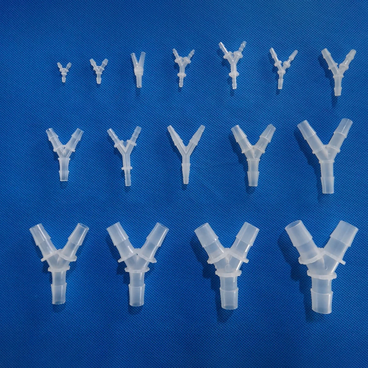 Conector en T de plástico PP para tanque de Acuario, manguera de bomba de aire, junta de Pagoda, accesorios de tubería de agua de riego de jardín, 5 piezas, 2,4-19,5mm
