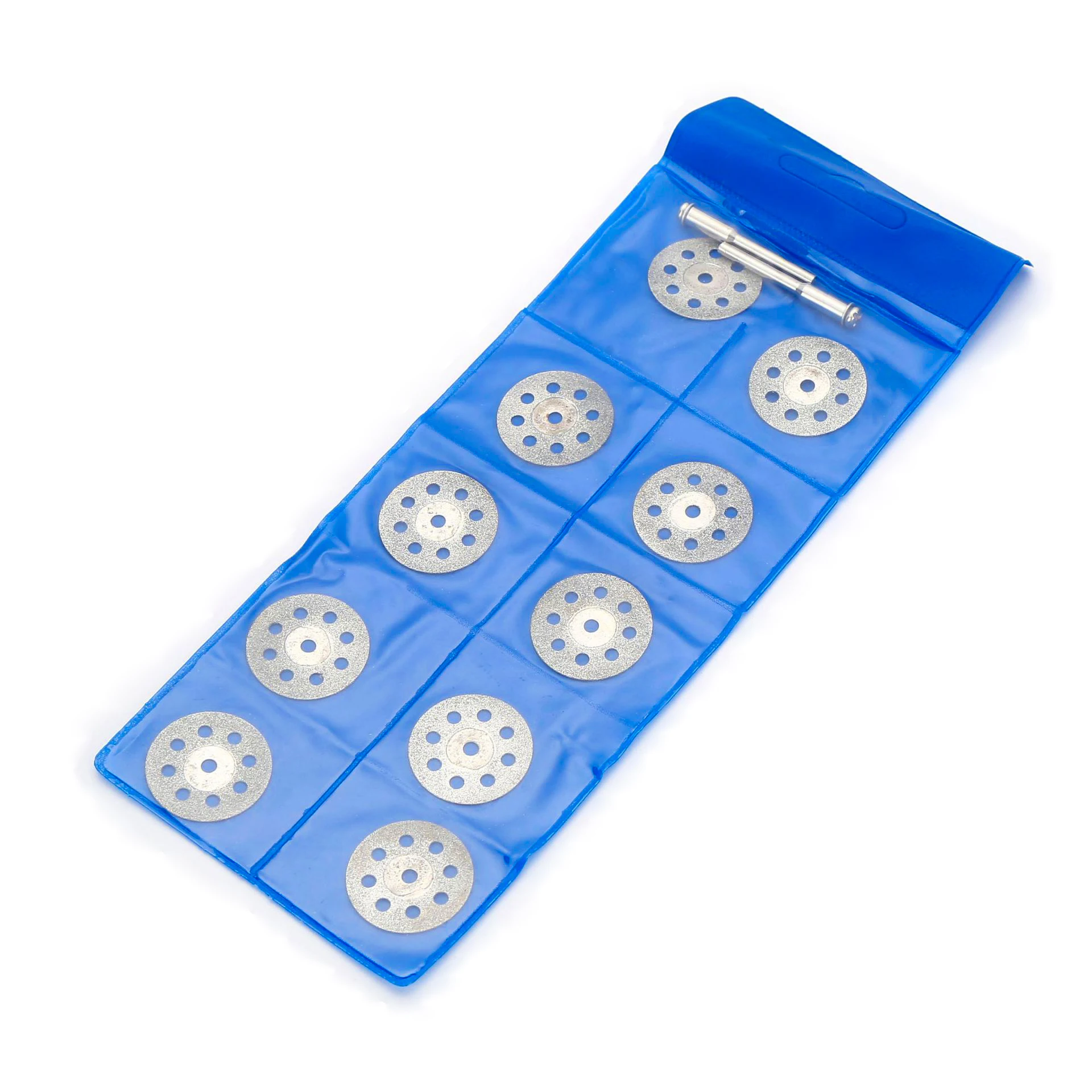 12pcs Set 20mm 22mm 25mm 30mm Diamond Saw Blade With Mandrel for Dremel Rotary Tools Mini Diamond Cutting Disc