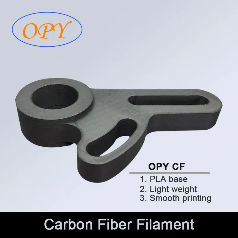 OPY Carbon Fiber Filament 3d Printer Thread 1.75Mm Plastic 1kg 100g 10m Black