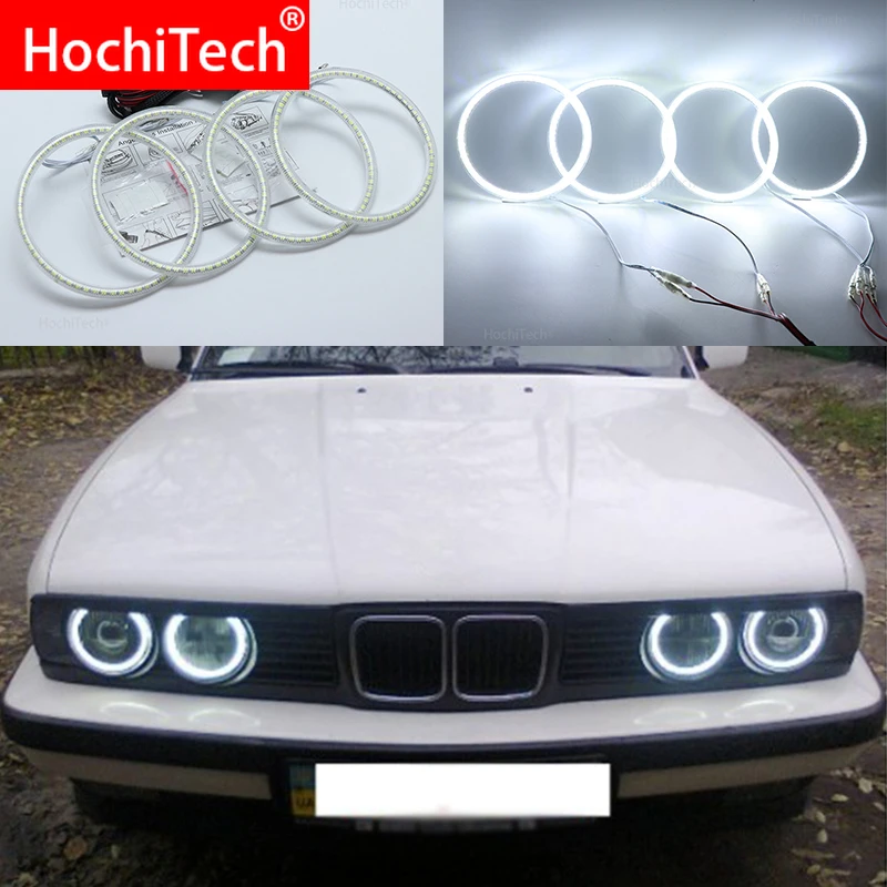 

For BMW E30 E32 E34 Super Bright white color 3528 SMD led Angel Eyes kit daytime running light DRL LED Daytime running lights