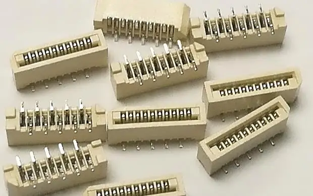 50PCS FPC connector 1.0MM   4P 5P  6P 7P 8P 9P  10P  11P  18P 16P  20P  24P 26PVertical strip SMT