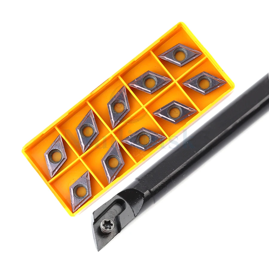 1PC S16Q-SDUCR11 S20R-SDUCR11 S25S-SDUCR11เครื่อง CNC กลึงภายใน Toolholder + 10PCS DCMT1604 DCGT1604คาร์ไบด์เครื่องกลึงใส่