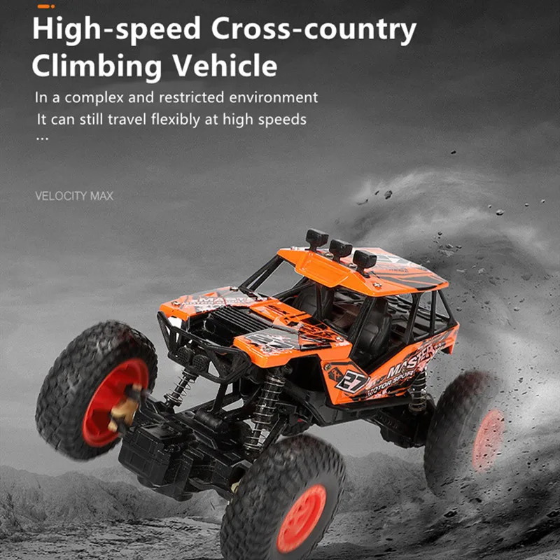 Newest 2.4 4WD RC Racing Drift Car Radio Control Off-road 45Degree Climbing Car All Round Drive Deep Rubber Tire RC Toy Kid Gift