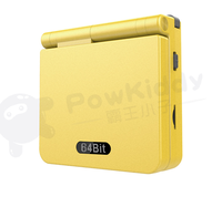 POWKIDDY v90 3-inch IPS screen Flip Handheld console dual open system game console 16 simulators retro PS1 kids gift 3D new game