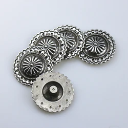 Leather Craft Hardware Metal Conchos Antique Silver Finish 607137-32/36 Diy Accessories