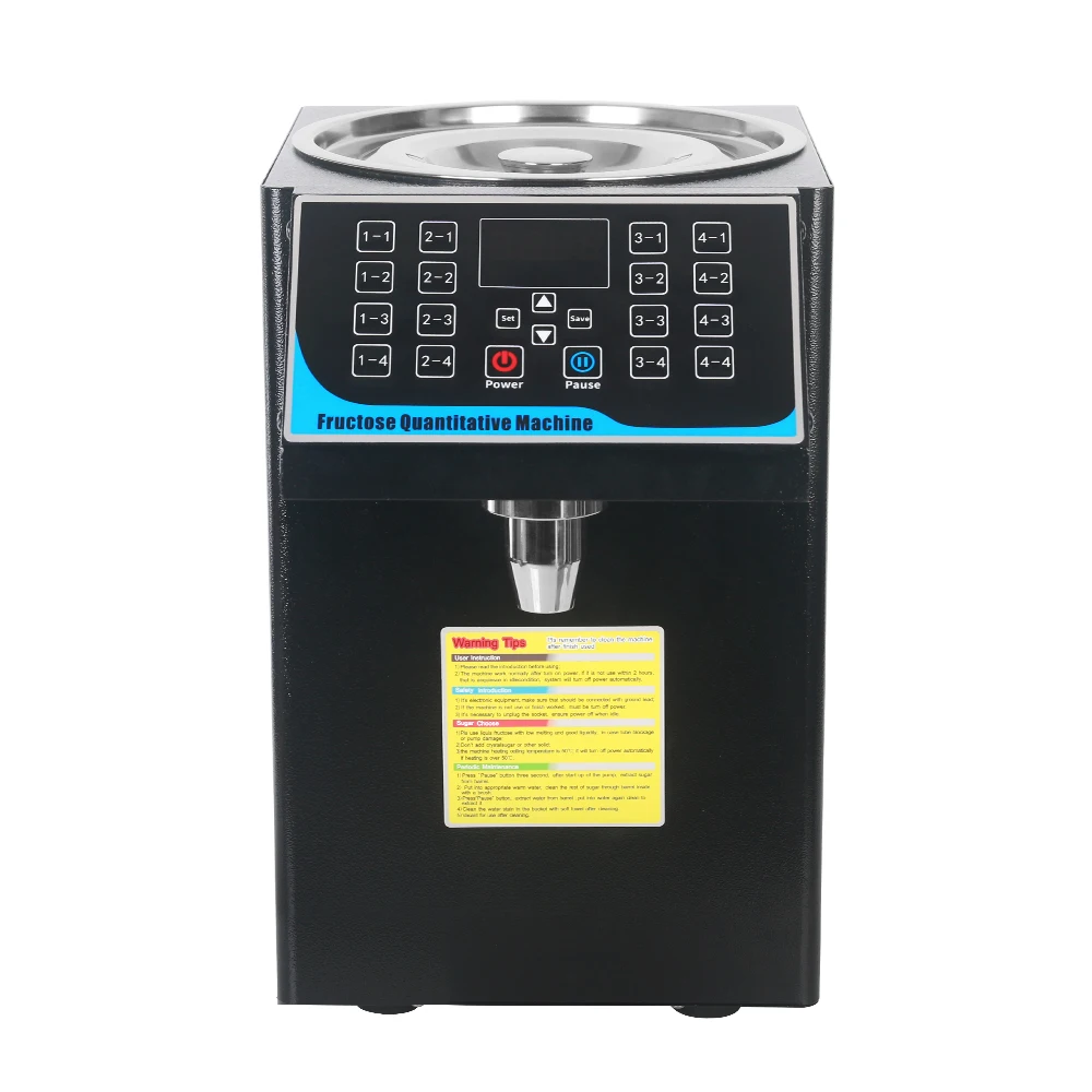 ITOP 16 ilościowego fruktozy maszyna do 7.5L syrop dozownik fruktozy dla Bubble Tea herbata Boba sklep ze stali nierdzewnej Outlet 110-220V