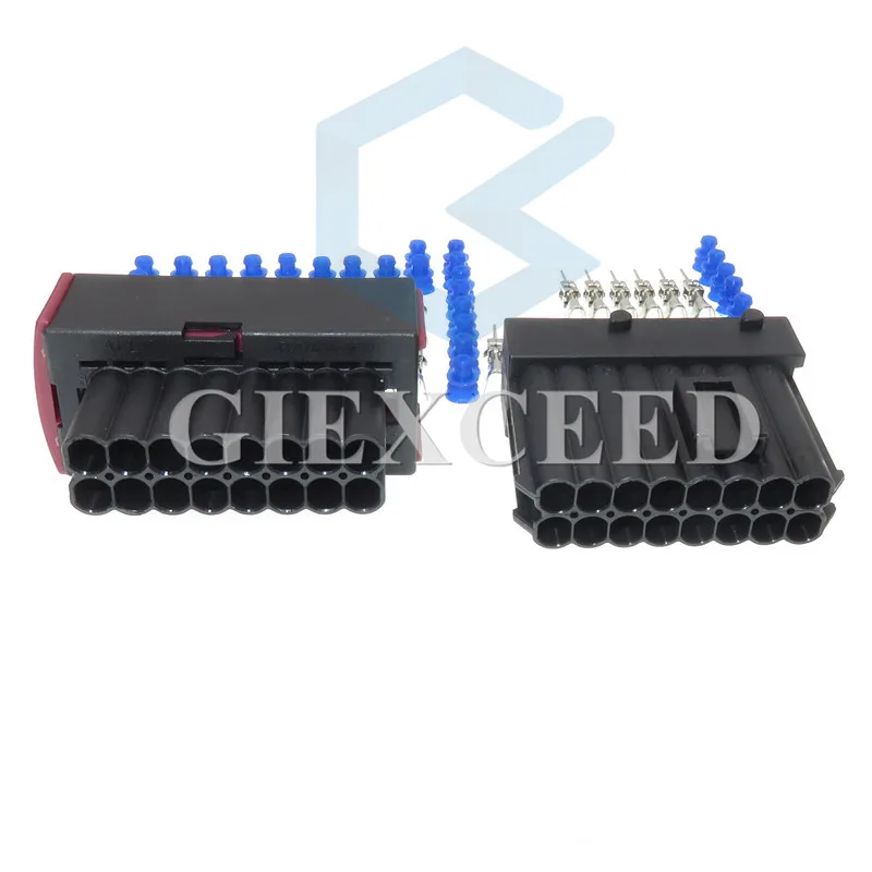 16 Pin 1-964449-1 1-965427-1 Female Male Waterproof Wire Harness Automotive Connector AC Assembly Car Sealed ECU Socket