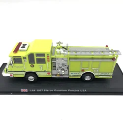 Quality 1:64 alloy 1997 rescue truck model,fire truck toy in original packaging,free shipping wholesale and retail