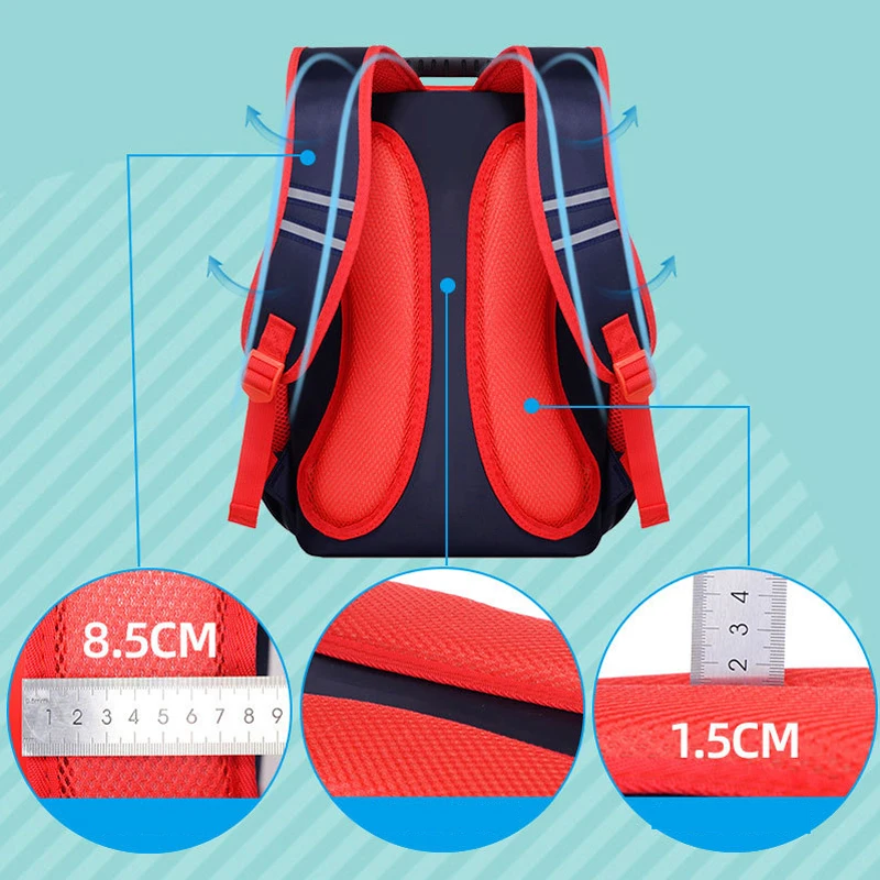 NEW nylon Waterproof Schoolbag Captain America Spider Man Teenagers cartoon Backpacks Children Light Spine-School Bag