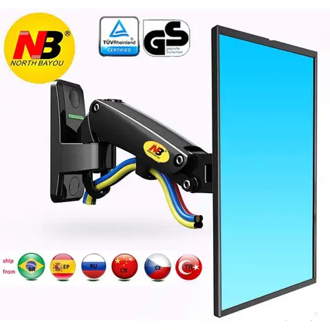 Full Motion TV Wall Mount for 17-27 inch LCD NORTHBAYOU