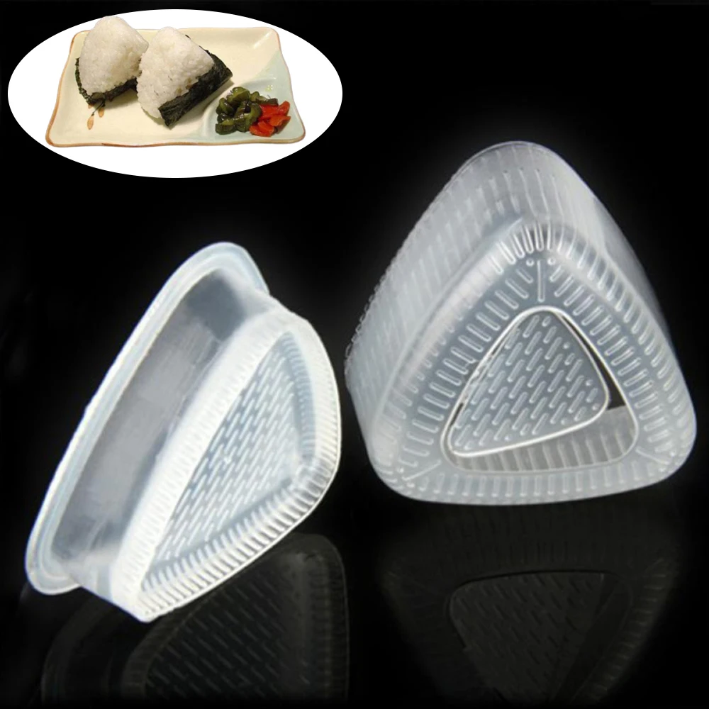 2PCS/Set DIY Sushi Mold Onigiri Rice Ball Food Press Form Sushi Mold Onigiri Rice Ball Bento Press Maker Mold DIY Tool