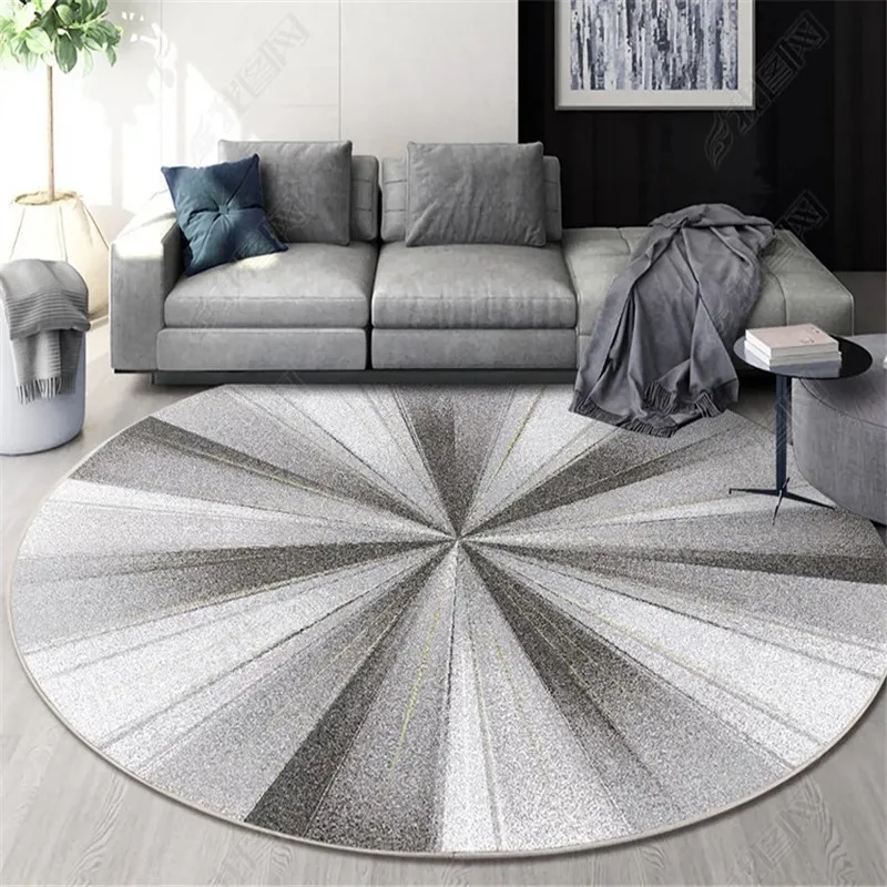 New Nordic Series Round Carpets for living Room Home Decor carpet Kids Room Play Floor Mat Child Bedroom Computer Chair Area Rug