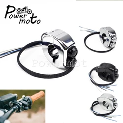 12V 10A CNC Motorcycle 22/25mm M-switch Handlebar Push Button Switch Control 1
