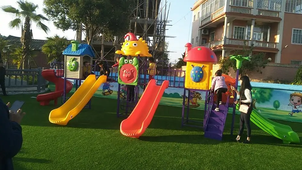 Kids Toy Slide Baby Outdoor Games Swing Kindergarten Sets Children's Plastic Child Children Playground Indoor Garden Large A74