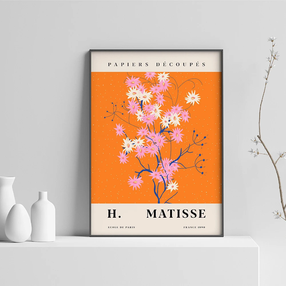 Matisse Franch Flower Market Wall Art Canvas Painting Nordic Posters And Prints Modern WAll Pictures For Living Room Home Decor