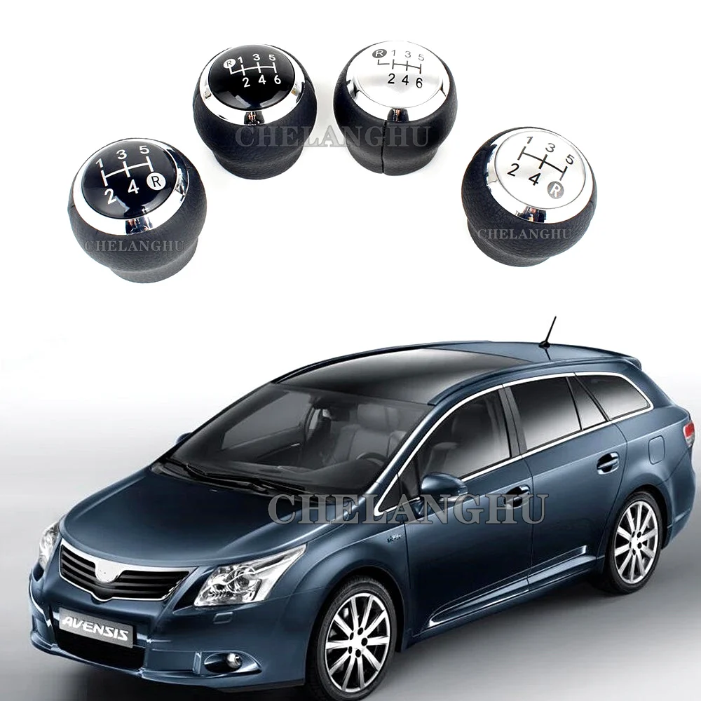 

For TOYOTA Avensis Wagon 2009 2010 2011 2012 2013 2014 2015 Car 5 / 6 Speed Car Leather Cover Gear Stick Shift Knob Level