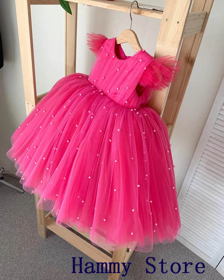 Robe en dentelle pour petites filles, tenue princesse pour nouveau-né de 1er an, Costume de noël pour fête d'anniversaire, 2021