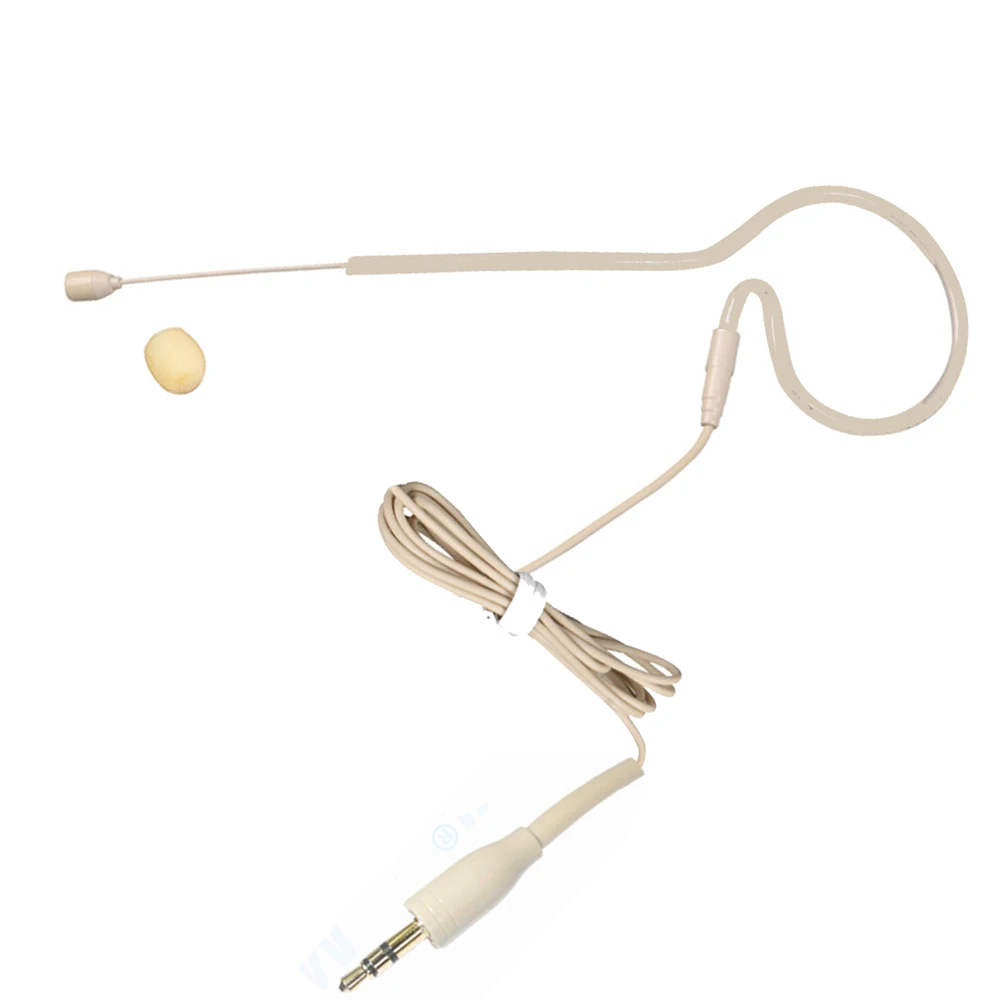 Auriculares Lavalier estéreo Pro de 3,5mm, auriculares con bloqueo de 1/8 ", micrófono para sistemas inalámbricos BodyPack, PC, ordenador, cámara, micrófono omnidireccional