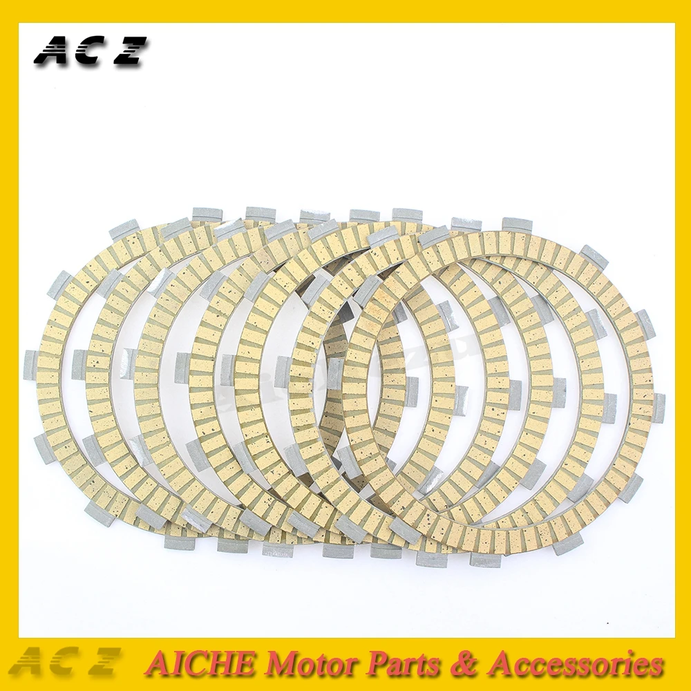 Motorcycle Clutch Friction Plates Paper-Based Clutch Frictions Plate Kit for Kawasaki ZZR400 ZRX400 KLE 400 / 500 1989-2003