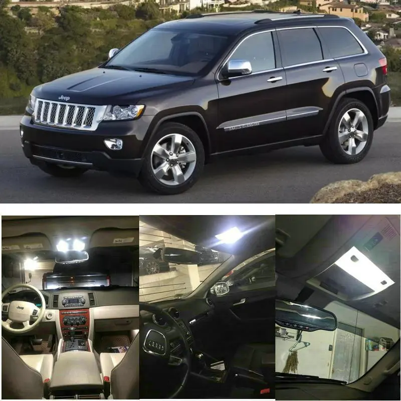 

Внутренние светодиодные лампы для 2013 Jeep Compass Grand Cherokee Wrangler Patriot