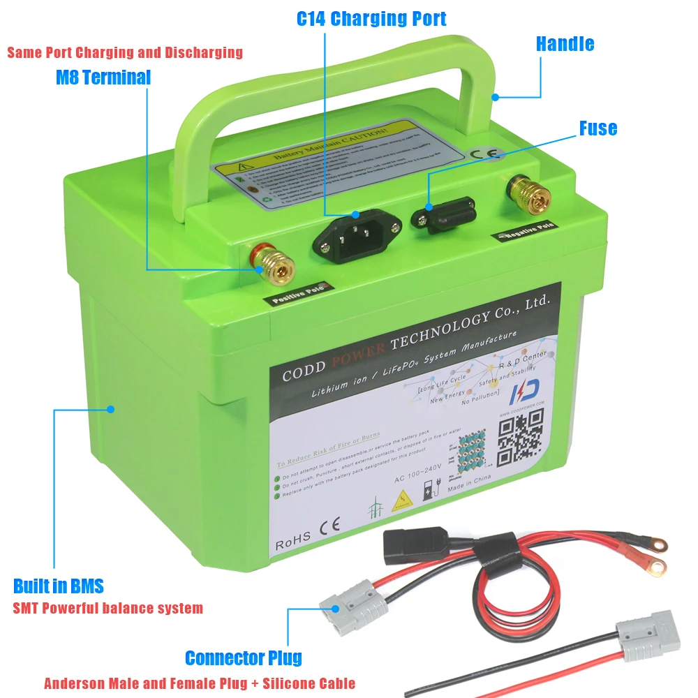 72V 30AH motorcycle Scooter Electric bicycle Lithium Battery 3000W BMS 72V Battery