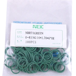( 14*1.78mm ) #12 R12 NBR Rubber O-Ring Seal Kit,High Temperature Resistance for Car Air Conditioning valve 3/8 1/2 5/8 3/4