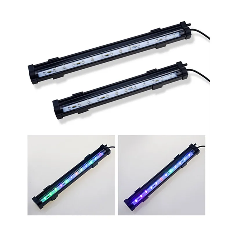 AC110V-220V Multicolor Onderwater Aquarium Led Bubble Light Air Stenen Aquarium Air Curtain Bubble Led Lamp Aquariu