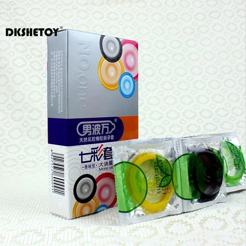 Colorful Condoms for men  Ultra-Thin Latex Safe Penis Sleeve Adults Sex Lifes Condoms Contraception long lasting