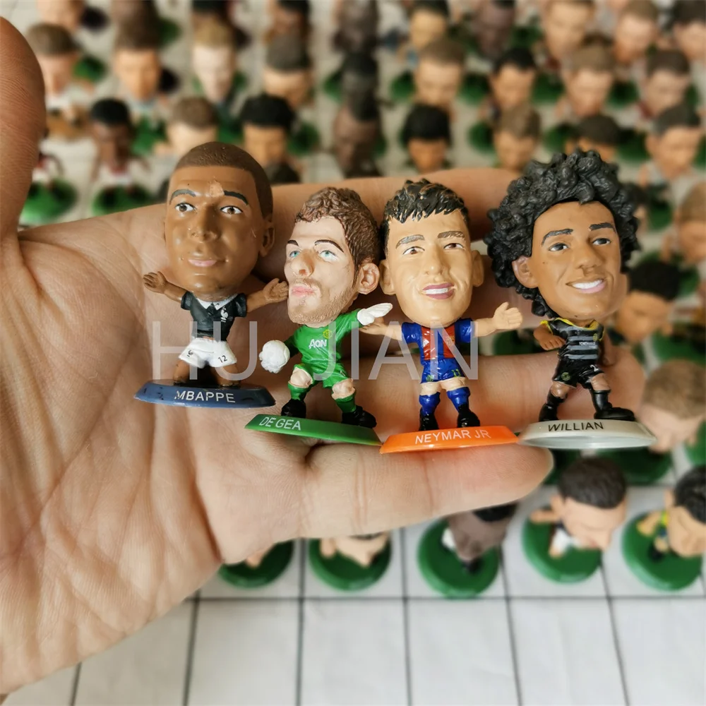 Originele Multi-Stijl Voetbal Ster Pop Hand Gemaakt Model Kinderen Party Speelhuis Speelgoed