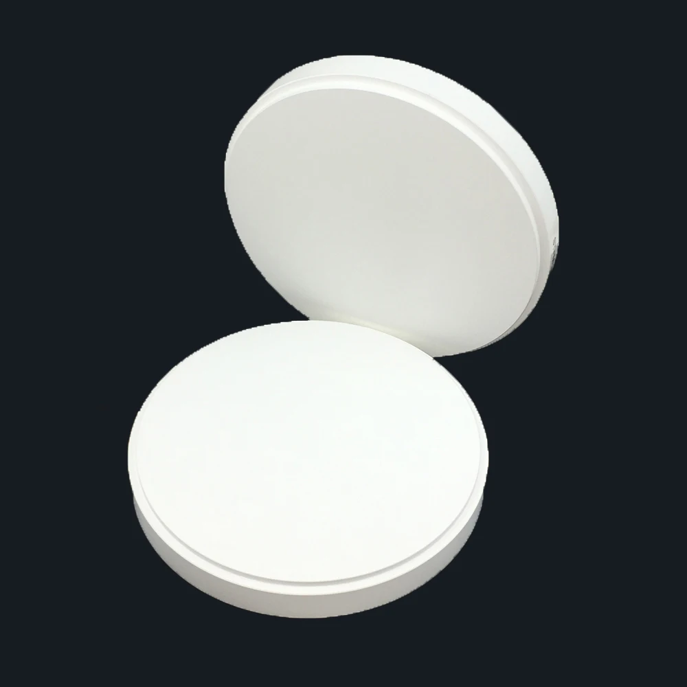 Dental Zirconia Blank Super Translucence Zirconia Puck White Color for False Teeth 98*25mm