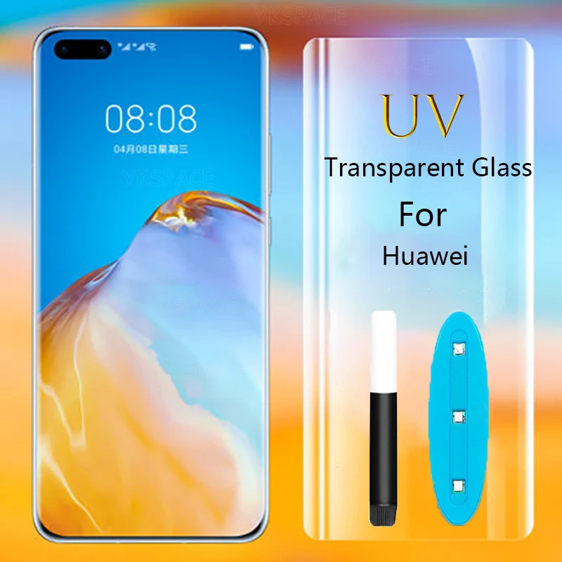 UV Liquid Full Glue 9H Tempered Glass For Honor 100 90 80 70 60 SE 50 30 V40 Magic 3 4 5 6 Pro Plus Ultimate Screen Protector