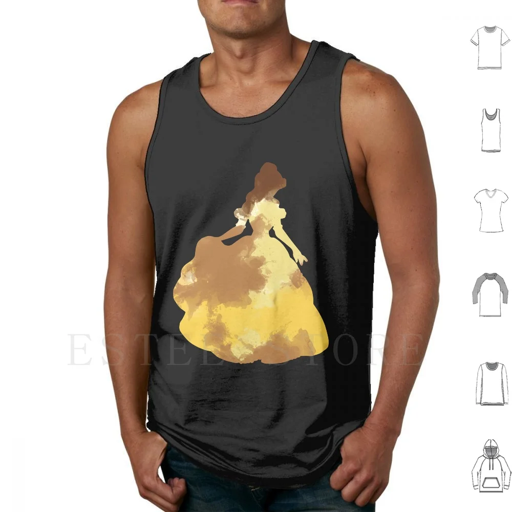 

Character Inspired Princess Tank Tops Vest Sleeveless Belle Beauty French Princess Character Inspired Inspired Character