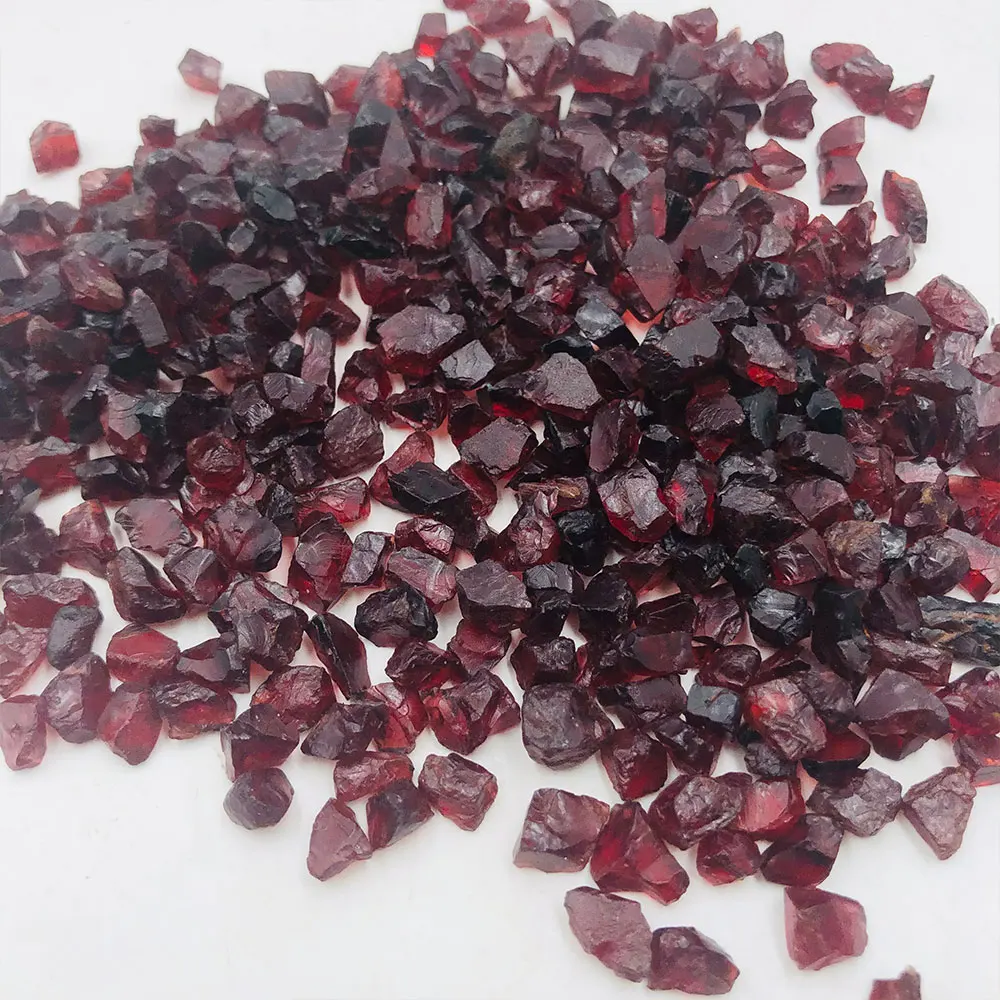 50g Lot Natural Raw Garnet Chip Gravel Rough Quartz Crystal Stone Rock Mineral Specimen Healing Reiki Room Home Decor Aquarium