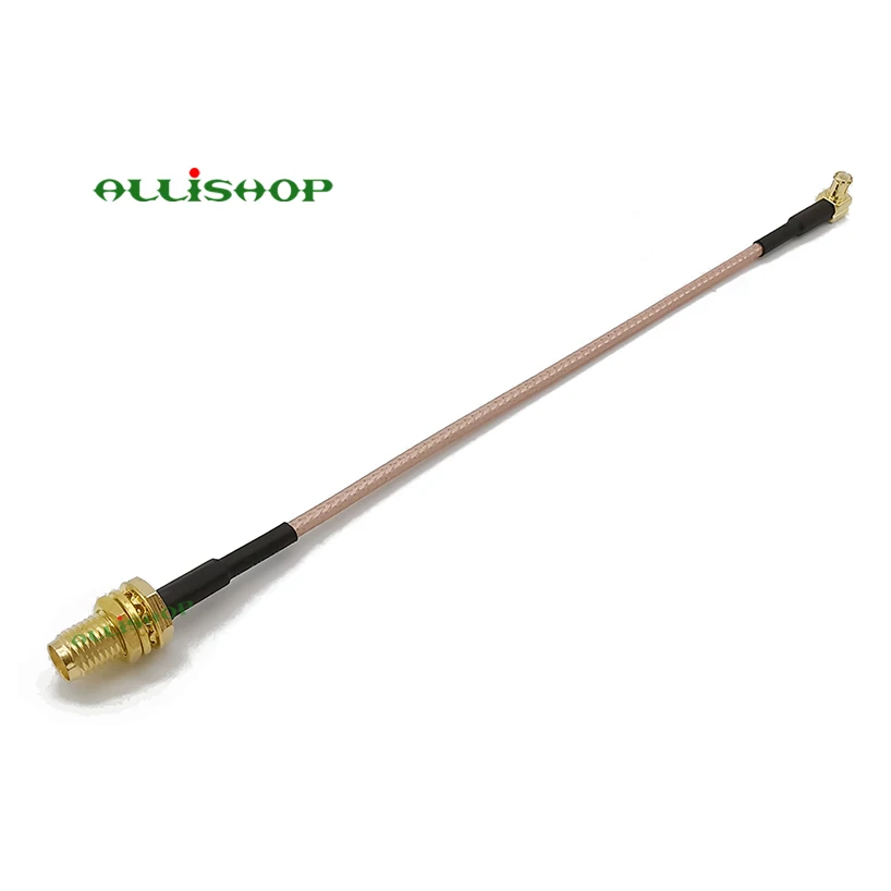 SMA Female to MCX Male Right Angle RG316 Low Loss Pigtail Cable RF coaxial coax cable assembly for router, booster and WLAN