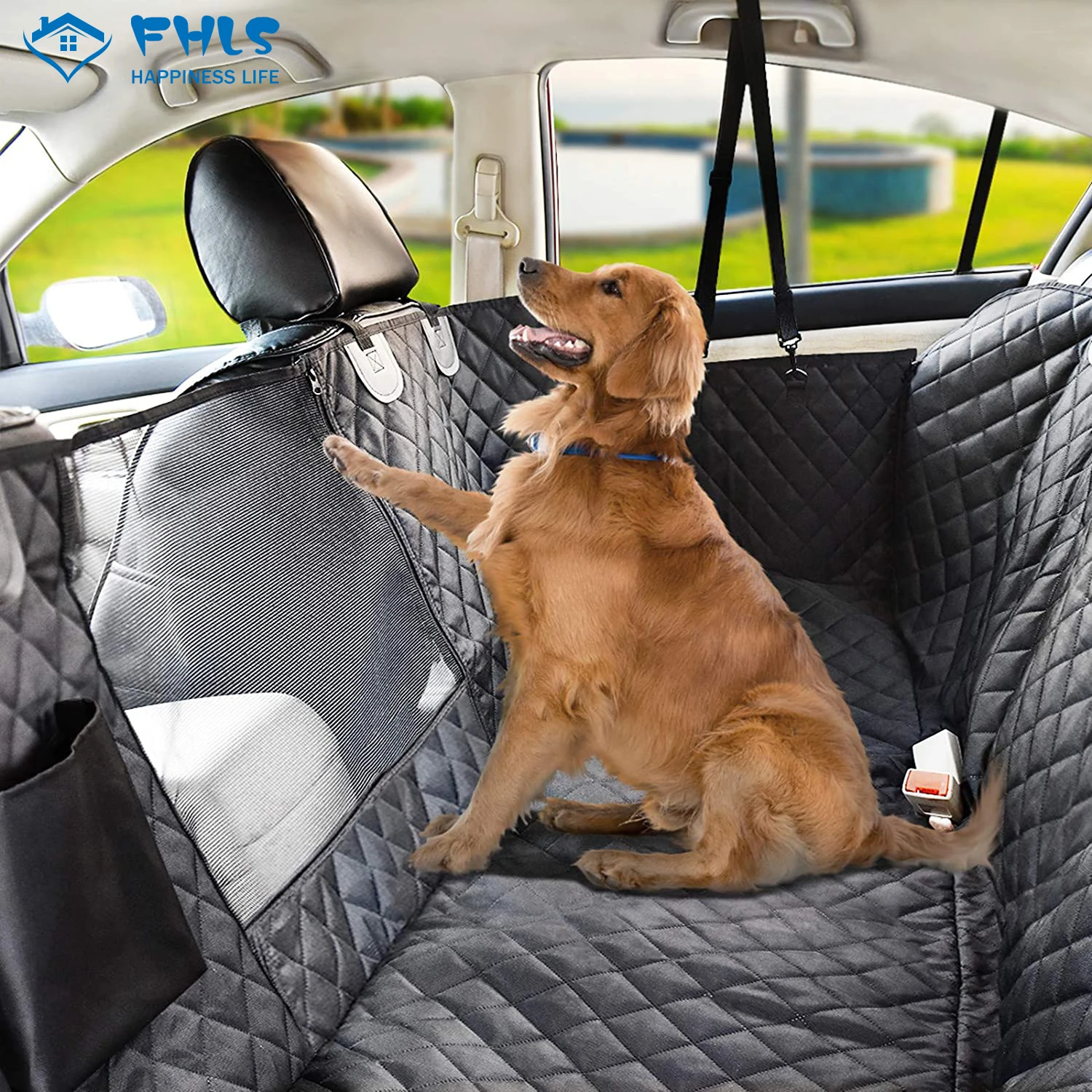 

Dog Car Seat Cover Mattresses Waterproof Pet Transport Puppy Carrier Car Backseat Protector Mat Car Hammock For Small Large Dogs